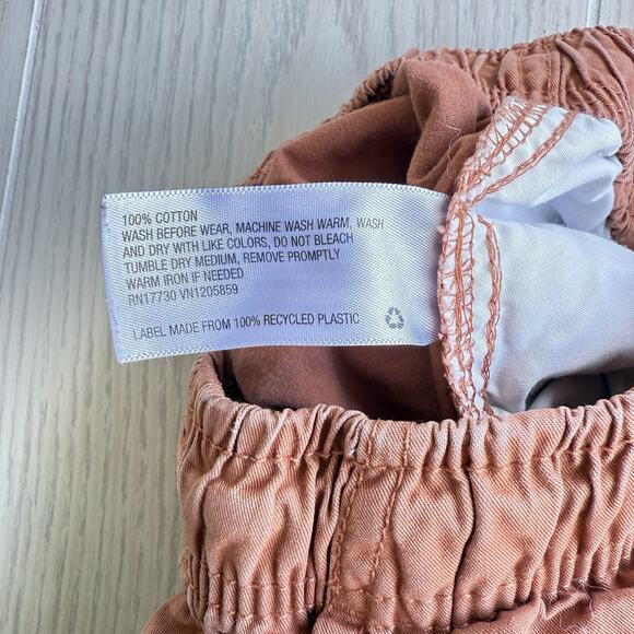 Cat & Jack Boys XS 4/5 Clay Orange Pull-On Shorts Drawstring - Picture 3 of 5